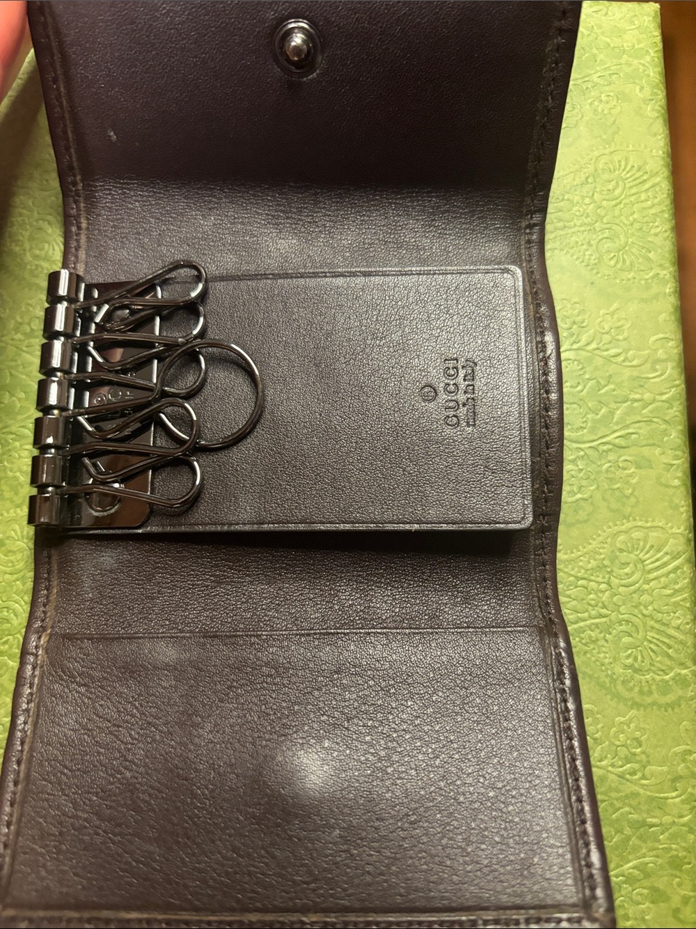 Gucci Brown Leather Key Case EUC! - Picture 6 of 12